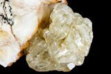 Cerussite Crystal with Bladed Barite & Galena- Morocco #107894-2